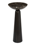 Hastings - Marble Accent Table - Dark Brown