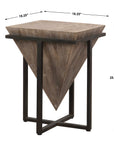 Bertrand - Wood Accent Table - Light Brown