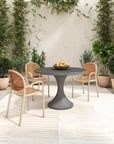 Isadora - Outdoor Dining Table - Dark Gray