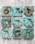 Bahati - Wood Wall Decor (Set of 9) - Blue