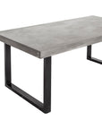 Jedrik - Large Outdoor Dining Table - Cement