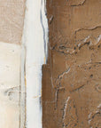 Interference - Hand Painted Canvas - Dark Brown