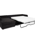 Burrow - Sleeper Sectional With Left Storage Chaise - Black