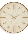 Stone Serenity - Wall Clock - Light Brown