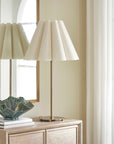 Lilabet - Fluted Shade Table Lamp - Gold