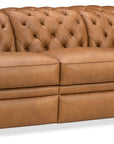 MS - Glover Power Reclining Sofa With Power Headrest - Brown