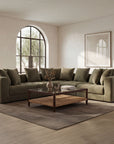 Davie - Classic L Modular Sectional - Olive