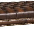 CO - Kingley Cocktail Ottoman - Dark Brown