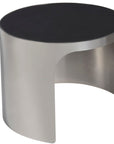 Modern - Revolve Small Nesting Table - Pearl Silver