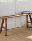 Paddock - Rustic Bench - Dark Brown
