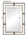 Carrizo - Rectangle Mirror