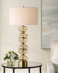 Assemble - Half-Sphere Table Lamp - Brass / Brown / Gold