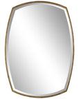 Varenna - Aged Vanity Mirror - Gold