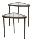 Millar - Curved Nesting Tables (Set of 2) - Bronze