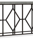 Ciao Bella - Metal And Concrete Console Table - Dark Gray / Black