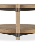 Vineyard Row - 44" Round Cocktail Table - Light Brown