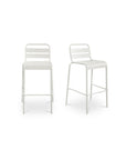 Kade - Outdoor Bar Stool (Set of 2) - White