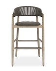 Dermott - Outdoor Bar Stool - Brown / Dark Gray