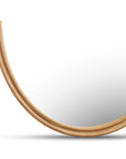 Alcott - Accent Oval Mirror - Light Brown