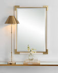 Malik - White & Gold Mirror