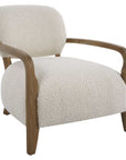 Telluride - Natural Shearling Accent Chair - Beige