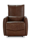 Thaya - Leather Power Recliner - Antique Brown