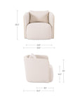 Cecil - Accent Chair - Warm White