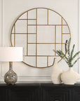 Geometric - Round Mirror