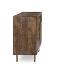 Norwood - 2 Door Cabinet - Bark Brown
