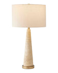Perkins - Travertine Table Lamp - Brown