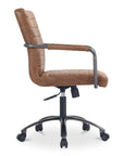 Roy - Open Road Leather Office Chair - Brown