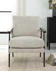 Sebastian - Cast Iron Accent Chair - Gray
