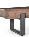 Duarte - Solid Wood Bench - Reclaimed Brown