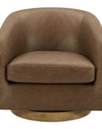 Oscy - Swivel Chair - Tan