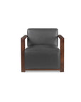 Barnes - Accent Chair - Black / Dark Brown