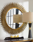 Marlo - Round Mirror - Gold