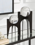 Ellianna - Crystal Spheres On Black Base (Set of 2)