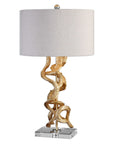 Twisted Vines - Table Lamp - Gold