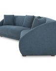 Fraser - 2 Piece Modular Sofa - Deep Blue