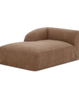 Isla - Left Arm Facing Chaise - Light Brown