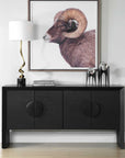 Williams - 4 Door Cabinet - Black