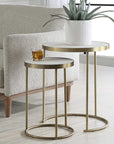 Aragon - Nesting Tables (Set of 2) - White