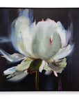 Peony - Framed Floral Art - Black