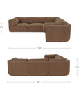 Matina - Classic L Modular Sectional - Taupe