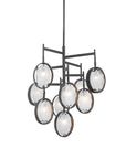 Maxin - 9 Light Chandelier - Dark Bronze