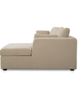 Burrow - Sleeper Sectional With Right Storage Chaise - Sand
