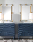 Balkan - Modern Wall Mirror - Gold