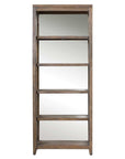 Delancey - Weathered Oak Etagere - Dark Brown