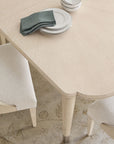 Nouveau Chic - Rectangle Dining Table With 1-22" Leaf - Light Brown