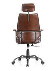 Executive - Leather Office Chair - Dark Brown